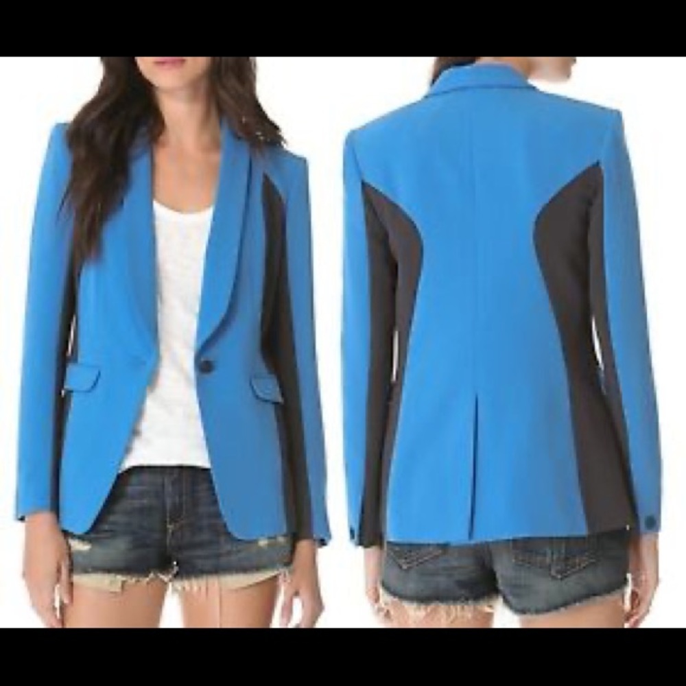 🌹SOLD🌹 Rag & Bone Black Blue Hefferson Blazer